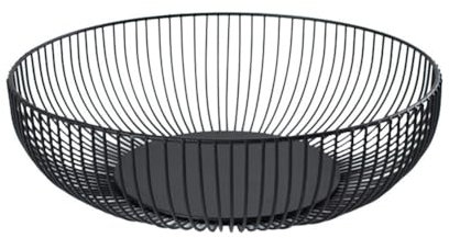 Cesto di frutta – Elegante cesto di frutta per esposizione di prodotti freschi, scaffale per frutta a più livelli per riporre organizzato | scaffale per frutta da banco ideale per cucina, tavolo da