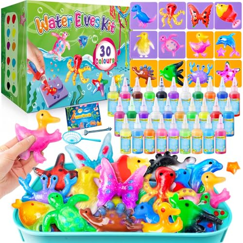 JOPSHEEN 30 Farben Magic Water Elf, DIY Aqua Fairy Bastelset für Kinder | Geburtstag Geschenk für Mädchen Jungen