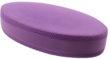 EXHUMKY Rutschfestes Yoga Balance Kissen für Core Stärke Fußmassage und Stabilitätstraining für und Outdoor Lila