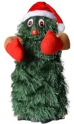 MFYOUPK Drehbare Weihnachtsbäume | Singender Und Tanzender Weihnachtsbaum | Weihnachtsfiguren Ornamente Plüsch | Kleinkinder Draußen