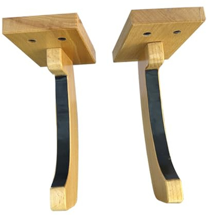 Générique Wandhalterung für Surfbrett – 19 cm Wandhalterung, Sport-Organizer aus Holz – langlebiges Surfbrett, ideal für die Aufbewahrung von Skateboards, Snowboards