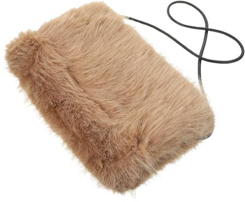 Ciieeo Calentador de Manos Portátil Mangas de Piel Sintética Calentador de Manos para Mujer para Uso Invierno