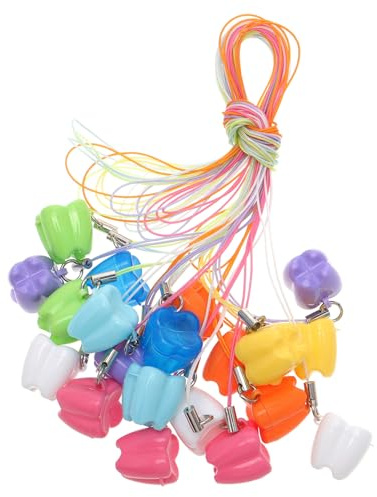 DECORNIJIA Caja de Plástico para Guardar Dientes de Leche de 24 Ranuras Individuales Multicolor Tapa Hermética Soporte Organizador para Recuerdos Infantiles y Almacenamiento Seguro