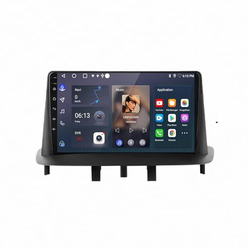 Touchscreen Car Radio for Renault Megane 3 Fluence Samsung SM3 2008-2014 Car Audio Receivers, Hd Display, Portable Live Navigation, Music Video Player, Bluetooth Fm Radio, 4 Core 1G+16G