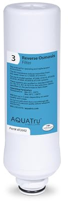AquaTru Reverse Osmosis Filter (Stage 3) – Compatible with AquaTru Classic, Classic Smart & Under Sink Purifier Models