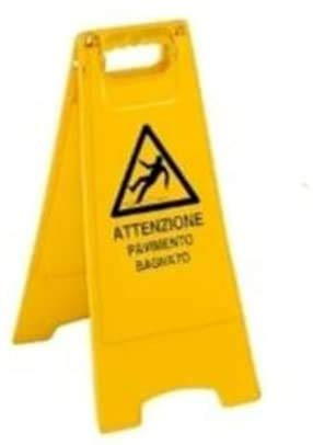 Cartello Lavapavimenti Segnaletica Pavimento Bagnato