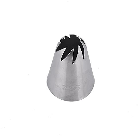 1pcs Rose Pastry Nozzles Cake Decorating Tools Flower Icing Piping Nozzle Cream Cupcake Tips Baking Accessories 1M 2D 336 (Color : 336)