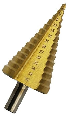 Stufenbohrer，Kegelbohrer，Metallbohrer，Stufenbohrer Metall，Stufenbohrer Set，Stufenbohrer Holz，4–42 Mm，Hss-Kegellochbohrer，Spiralnut-SchäLbohrer FüR Holz, Kunststoff, Metall