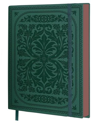 BIROYAL Notizbuch A5 Dotted, Hardcover Bullet Journal, 256 Seiten Dotted Notebook, 120gsm Papier, Notizbuch Gepunktet, Aesthetic Notebook Für Frauen Männer Notizen, Doodling