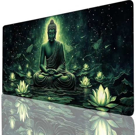 Black Mouse Mat Gaming Mouse Pad 1000x500x3mm, Extended Waterproof Mousepad, Non-Slip Rubber Base Desk Mat Large Mouse Pad Large Mouse Mat, Keyboard Mat for Office & Home, Laptop, Office Zen 61-7-T