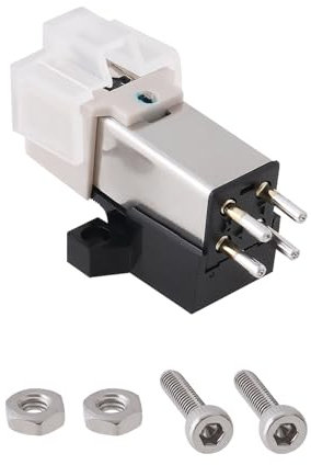 The Lord of the Tools 1PC Giradischi Cartuccia Magnetica Stilo Compatibile Con Audio Technica AT3600 AT3601 AT-3600L 4.2 MV 20Hz-20kHz Con Vite Dado Giradischi Cartuccia Ago