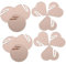PRETYZOOM 20pcs Soda Water Wine Marker Beverages Party Accessory Cup Glow Party Bottles Beverage Dispenser Skewers for Appetizers Hot Wine Charms Energy Drink Stirrers Beer Rose Gold Acrylic
