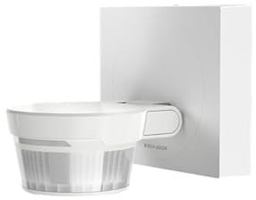 Busch-Wächter® Pro Set: Busch-Jaeger 6851/9-134 90° BT Bewegungsmelder mit Steuerung via Bluetooth App flexible Montage + 6851/DR-134 Designrahmen Weiß