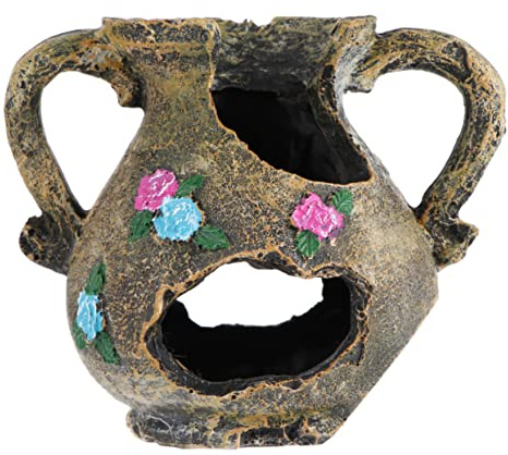UKCOCO Vase Résine Décoratif pour Aquarium Ornement De pour Réservoir Eau Douce Et Accessoires pour Aquarium Et Décoration Intérieure