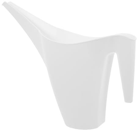 TOYANDONA Gießkanne Für Innenbereich Und Garten Großes Fassungsvermögen Weiß Material Mit Ergonomischem Griff Und Langer Ausgießspitze Zum Bewässern Von Pflanzen