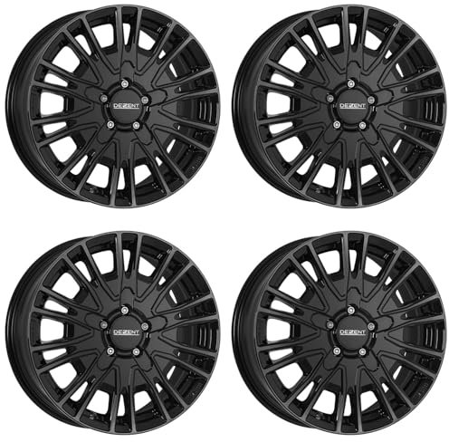 4x Dezent Felgen KE black 7.5Jx18 ET52 5x112 kompatibel mit Mercedes Benz V VITO