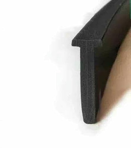Joint d'étanchéité en caoutchouc de silicone en forme de T, 1/3/5 mètre, pour porte, fenêtre, verre, isolation phonique, étanche, coupe-vent, 6 x 20 mm