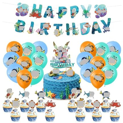 Decorazioni Compleanno Palloncini Compleanno Deco Torta Festone di Buon Ornamenti Spirali