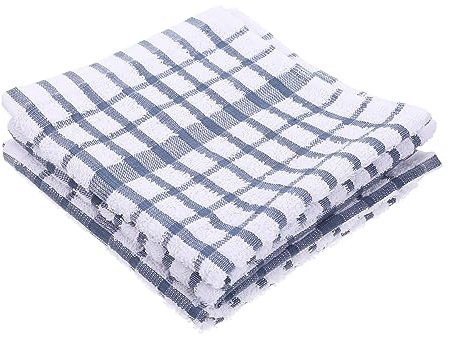 TOGEVAL 3pcs Pure Cotton Dishwashing Cloth Kitchen Towels Tea Towels for Cleaning Household Use Supple Water Absorbing Dishcloths