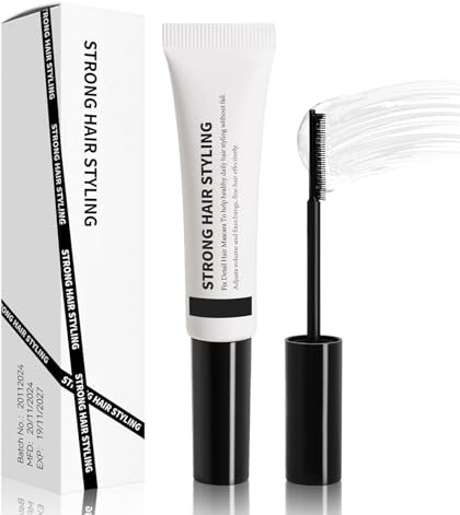 Hair Finishing Stick - 15ml Mascara Fly away Hair Tamer Stick - Non-Greasy Non-Sticky Moment Styling Hair Max Gel - Broken Hair Finishing Cream Bangs Stereotypes Cream