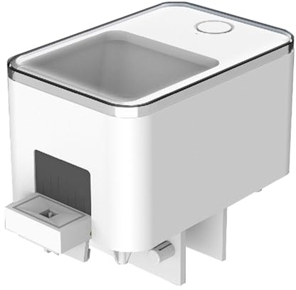 Alimentador Automático de Peces para Estanques, Temporizador de Vacaciones, Dispensador de Alimento para Peces.