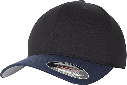 Flexfit Cap Wooly Combed 2-Tone, Blk/NVY, L/XL, 6277T