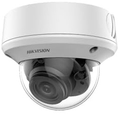 Cámara Domo motorizada varifocal 4K para Exteriores - IR 60m - IK10 - Hikvision