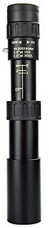 Professionelles Monokular-Teleskop 10-300X Zoom Hd 4K Leistungsstarkes Fernglas Mit Großer Reichweite Bak4-Prisms Tragbar Für Camping