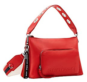 Desigual Half Logo Dortmund Across Body Bag Orange
