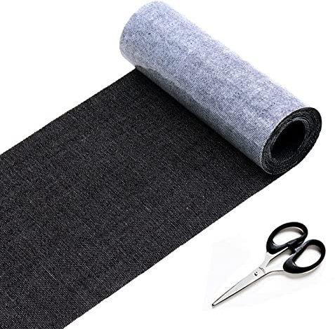 Premium Bügelflicken Jeans, Flicken zum Aufbügeln, Patches für Jeans von Kindern und Erwachsenen 10.5x150 cm