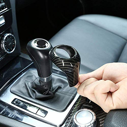 OuyOo Für Mercedes Benz A C E G GLK CLS Klasse W169 W203 W204 W211 W212 W463 X204 W219 W218 Auto Schaltknauf Abdeckung Verkleidung Zubehör
