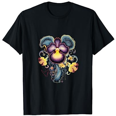 Miltonia Orchids Pansy Orchid Flower Floral Plant Lover T-Shirt