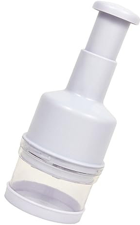 BESTonZON 1pezzi Tritatutto Manuale Per Insalata e Verdure Affettatrice Pratica Per Cipolle Aglio e Carne Disossata Compatto Per Viaggi Camper e Campeggio Lavabile Acqua