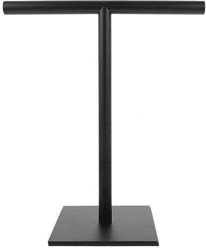 Handtuchhalter Stehend Aus Rostfreiem Edelstahl - Freistehender Tuchständer Für Badezimmer Und Küche Stabiler Tisch-Handtuchhalter Stilvoller Schwarzer Handtuchständer