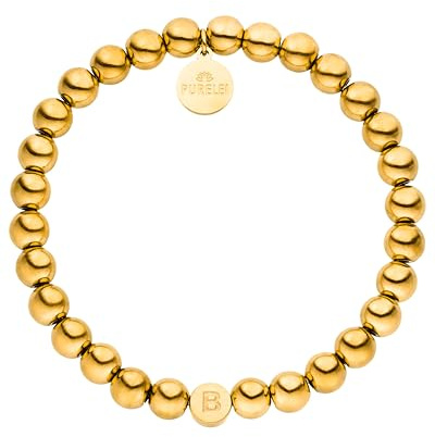 Purelei Buchstaben Armband Anxiety– Accessoire mit Bedeutung – Wasserfester Schmuck – mit Buchstaben aus langlebigem Edelstahl - Verstellbar – Modeschmuck für deinen individuellen Look