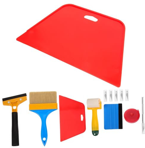 HOMOCONO 12stücke Teiliges Tapetenwerkzeug Metall Und Abs Inkl Nahtroller Für Kanten Und Blasenentfernung Vielseitig Einsetzbar Für Vinylfolie Fensterfolierung Bodenbelag Und Tapezieren Für