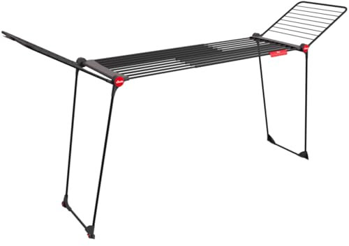 Vileda Infinity Flex Ultimate Extendable Large Black Clothes airer Strong and stable Less marks thicker tubes High wings Already assembled dryer