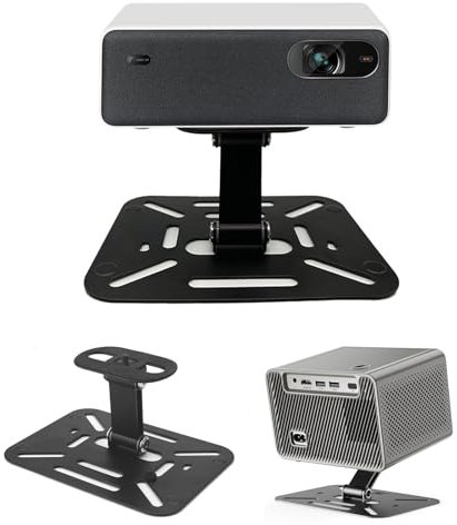 UOCAI Beamer Halterung Beamer Ständer Stativ Halterung 360°Drehbar, Projektorständer für Projektor Wall Ceiling Mount, für Projektor mit 1/4'' Schraube Schnittstelle Schwarz