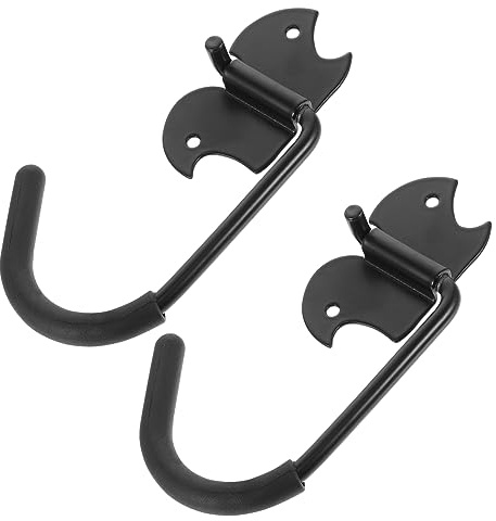 POPETPOP 2piezas Ganchos Bicicleta Pared Soporte Colgar Bici Ganchos Almacenamiento Garaje