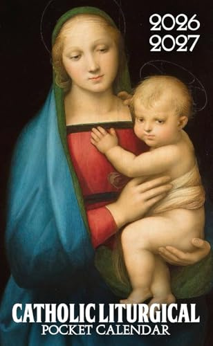 Catholic Liturgical Pocket Calendar 2026 – 2027: 24-Month with Saints’ Days and Uplifting Verses, 2026–2027 On-the-Go Planner | Madonna Del Granduca