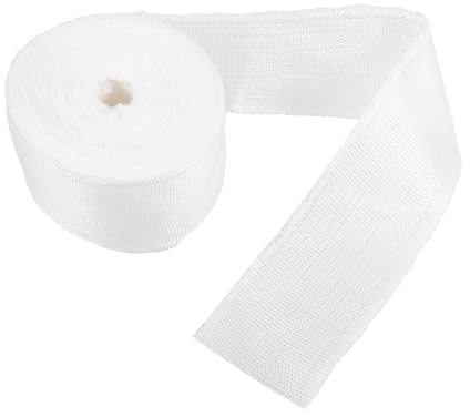 SMASOLO Non-adhesive Fiberglass Cloth Tape Roll High-temperature Resistant for Wall Crack Repair Seam Sealing Boat Reinforcement and Structural Wrapping Applications