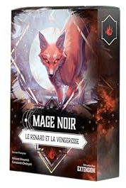 Mage Noir - Erweiterung Der Fuchs und die Rache – Strategisches Kartenspiel und Konfrontation für 2 Spieler – Gesellschaftsspiel ab 14 Jahren – französische Version
