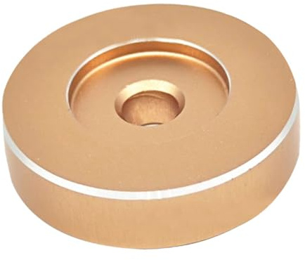 PERSELOSO Adattatore per Dischi in Vinile Alluminio Accessorio Giradischi Stabile e Leggero per Riproduzione Regolare di Vinili con Grande Facile da Installare e Resistente