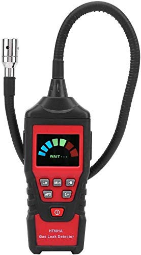 WJJ Gas Detector, Automatic Reset Combustible Gas Analyzer Combustible Gas Detector, Portable Easy to Operate for Home Kitchen Bus Carriage Bathroom warn