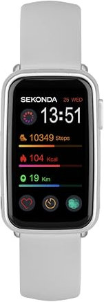 Sekonda Track Smart Watch 26mm with Grey Silicone Strap 30169