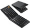 ProtoArc XK04 Foldable Bluetooth Keyboard, Portable Folding Keyboard with PU Leather Cover, Rechargeable Mini Wireless Travel Keyboards for Windows iOS Android Tablet Smartphone - Black