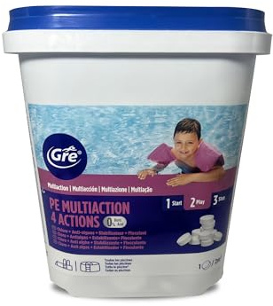 Gre 76033NB - Traitement 4 Actions, Zéro Boric, Comprimés 20gr - 5kg