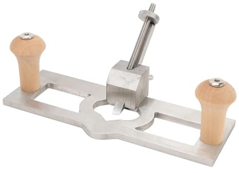 Raboteuse portative pour le travail du bois, raboteuse manuelle en acier inoxydable, butée de profondeur, raboteuse portative haute configuration pour le travail du bois, poignées