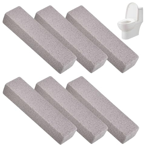 6 stycken Everdrop pimpsten rengöringsmedel borstar grill pimpstenblock pimpsten för toalett rengöringsblock block stark för grill kök ugn dusch badrum tvättställ