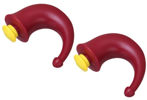 Lave Nez Adulte Rouge 2 Pièces en Plastique, Nettoyeur de Nez Ménager | Portable et Compact, Design Simple, Bouteille de Lavage Multifonction pour Rinçage Nasal